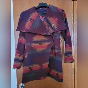 Women's Multicolor Patterned Steve Madden Coat
